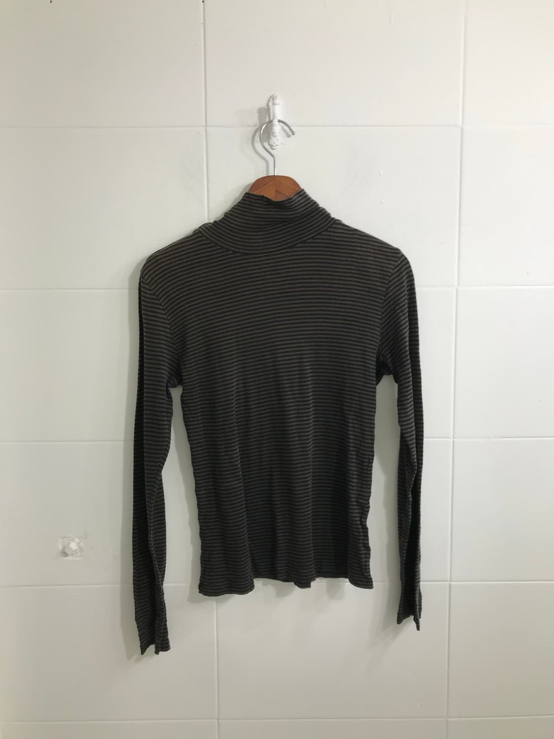 브라운 모카무스 모리걸 하구미 야상 코트 코디세트 상품이미지7