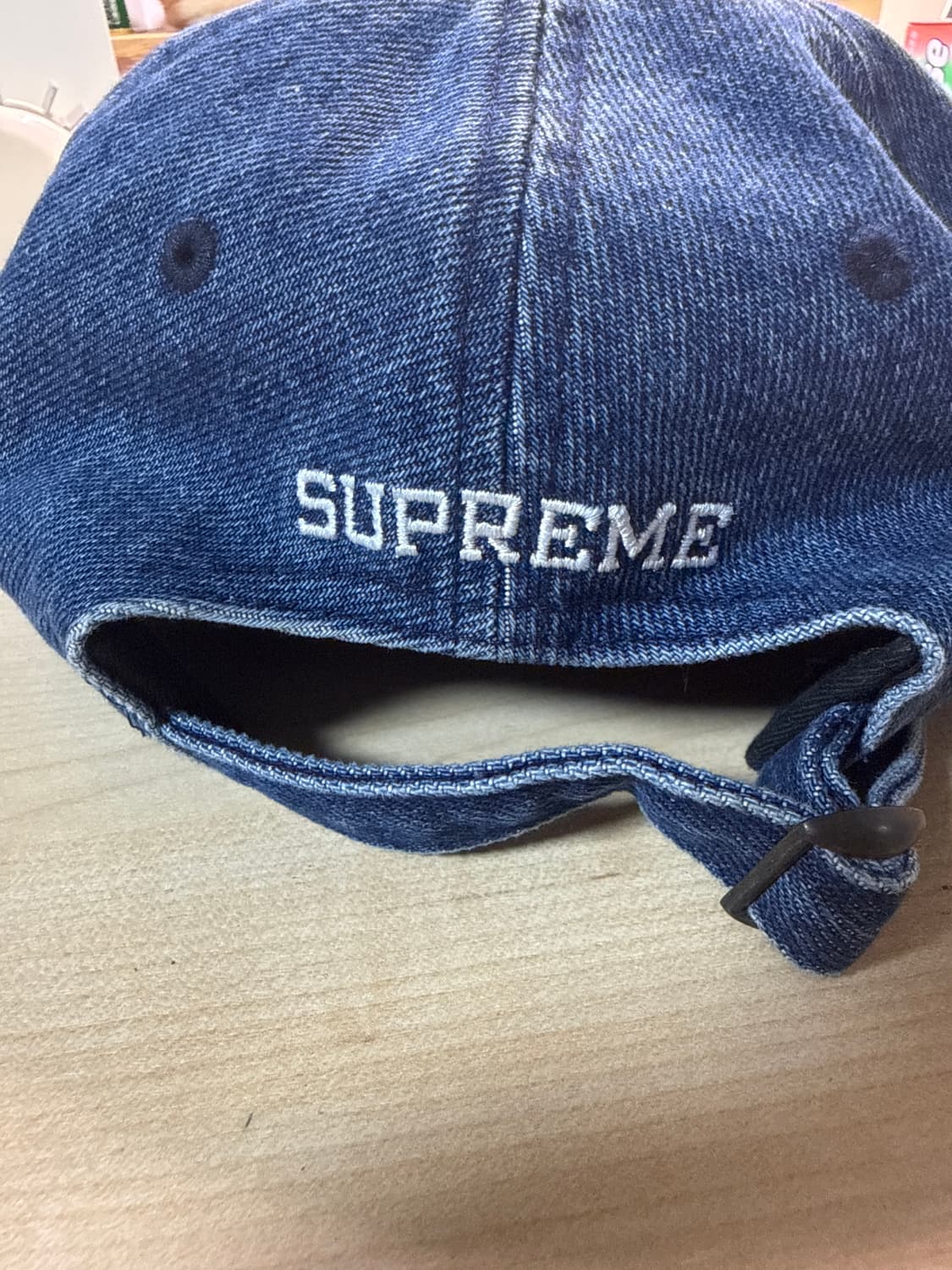 슈프림 쥬라기 인디고 데님 6패널 볼캡 상품이미지2