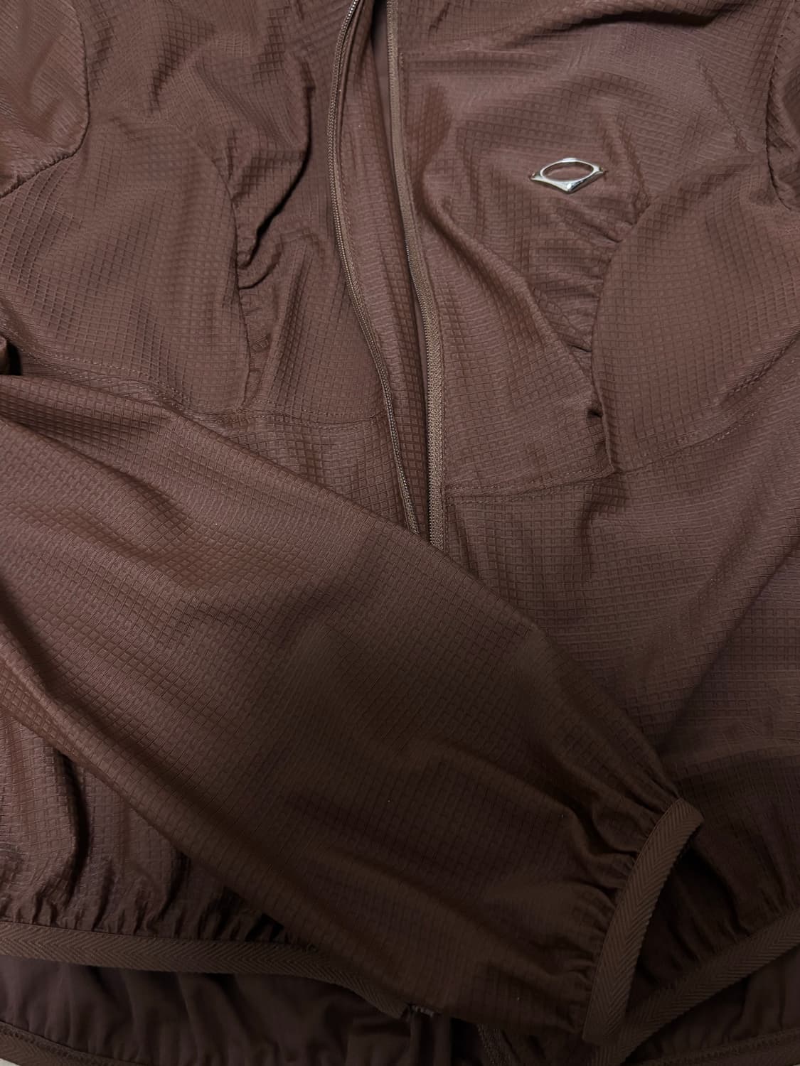 미스치프 와플 집업 브라운 S 상품이미지2