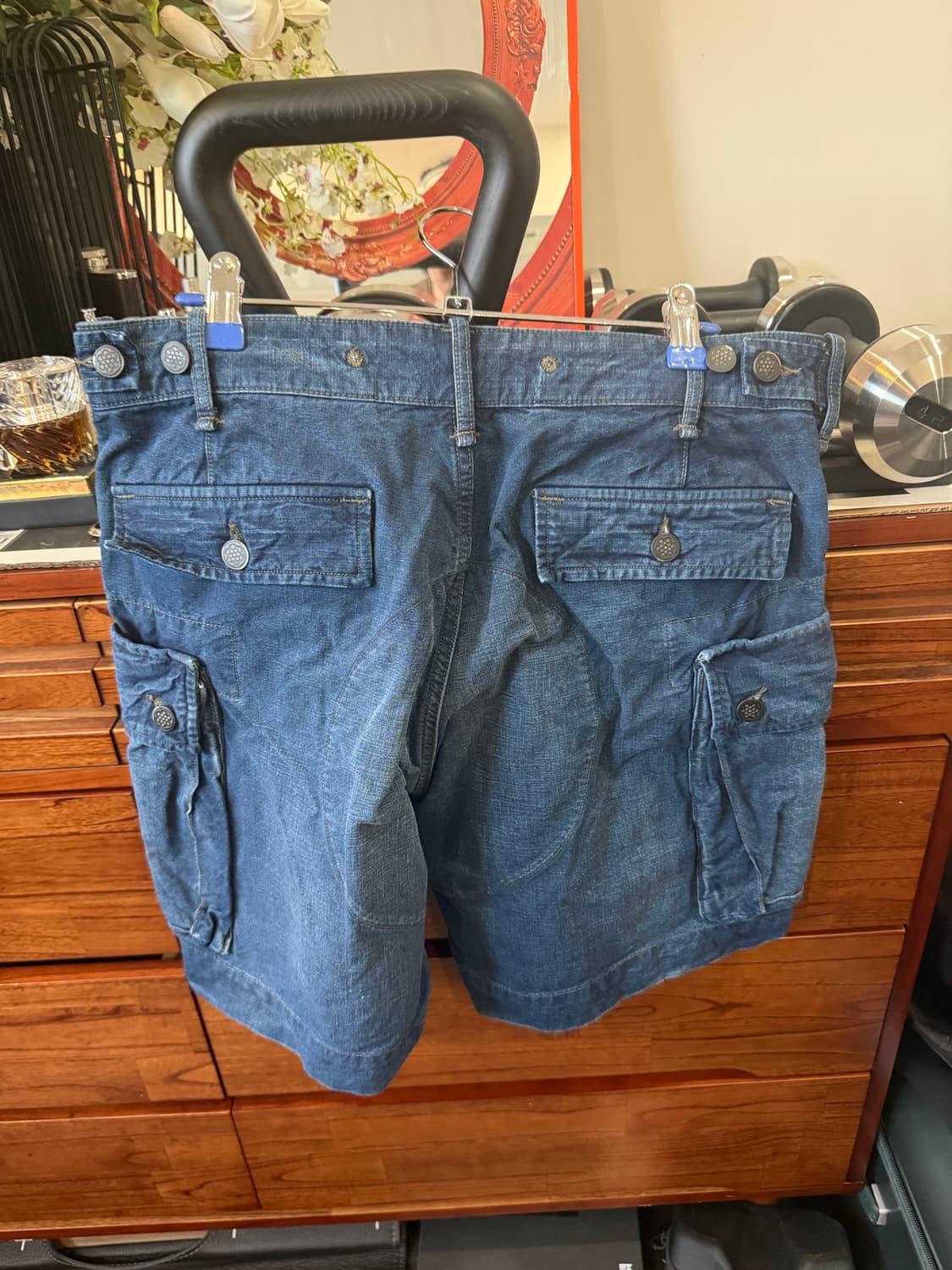 Rrl 더블알엘 밀리터리 유틸리티 데님 쇼츠 M 상품이미지2