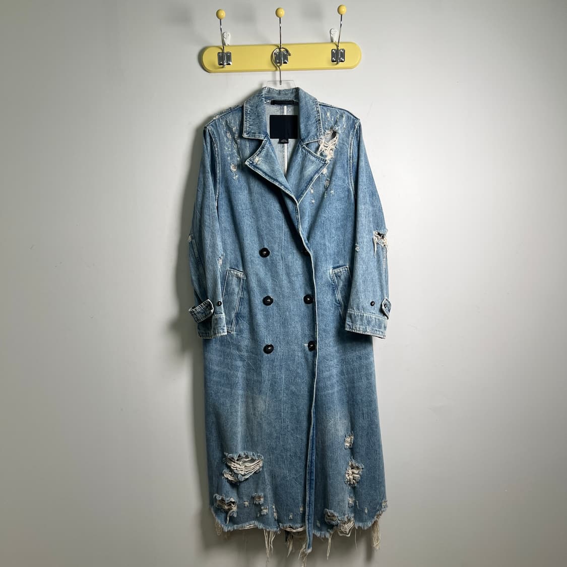 18SS 알렉산더 왕 맥시 데님 트렌치 코트 XS 상품이미지1