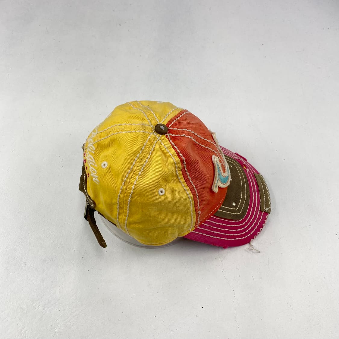 트루릴리전 멀티 블록 스티치 캡 상품이미지3