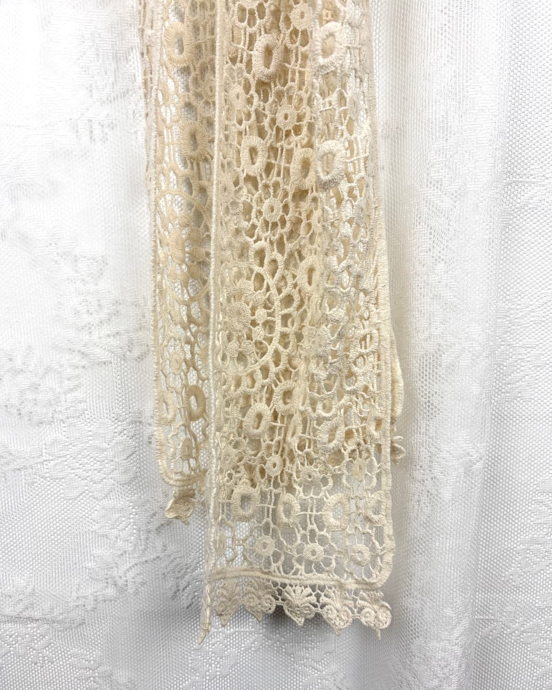 Floral Crochet Lace Scarf 상품이미지3