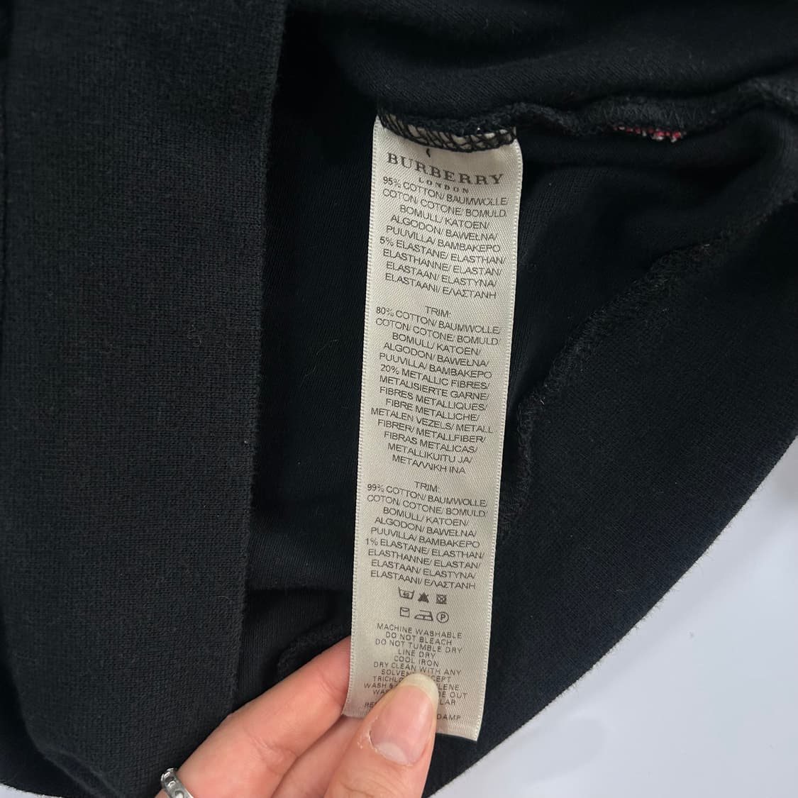 Burberry 버버리 노바체크 블랙 후드집업 상품이미지7