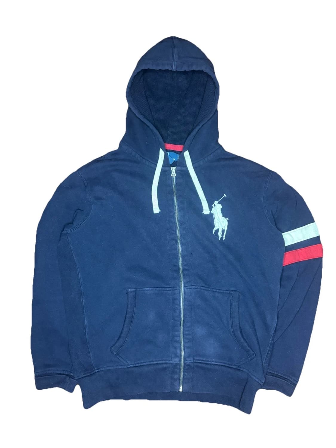 폴로 랄프로렌 빅 포니 스트라이프 후드 집업 상품이미지1