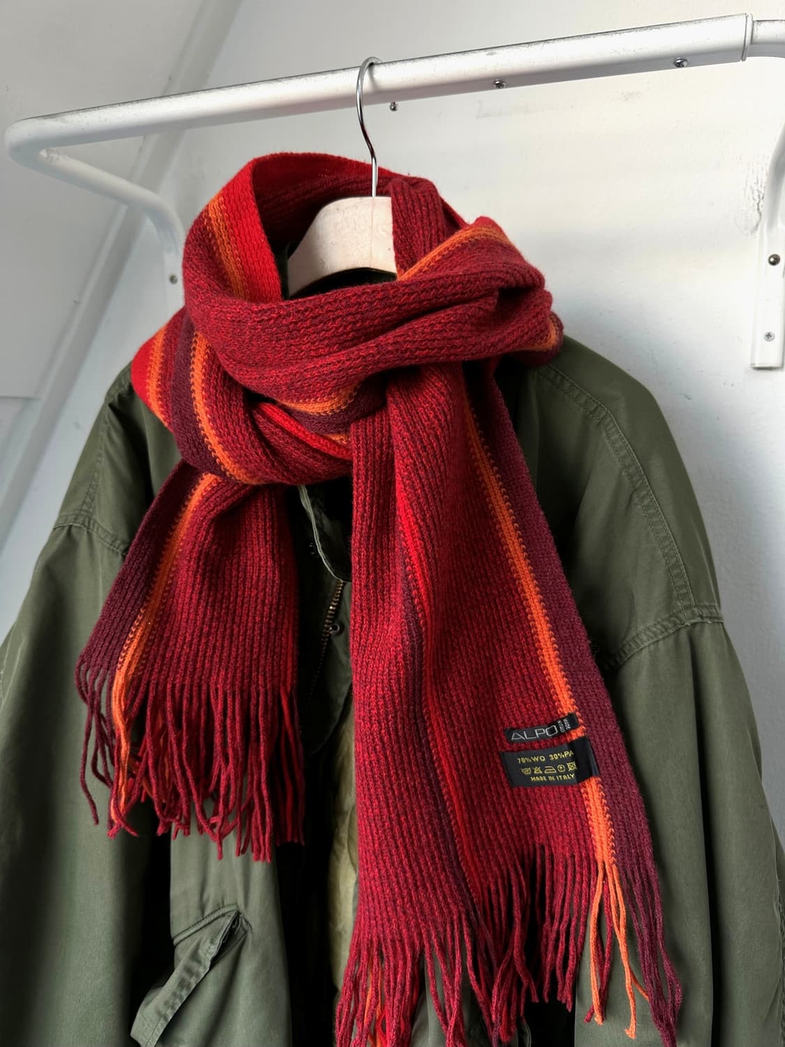 Multi stripe knit muffler 상품이미지1