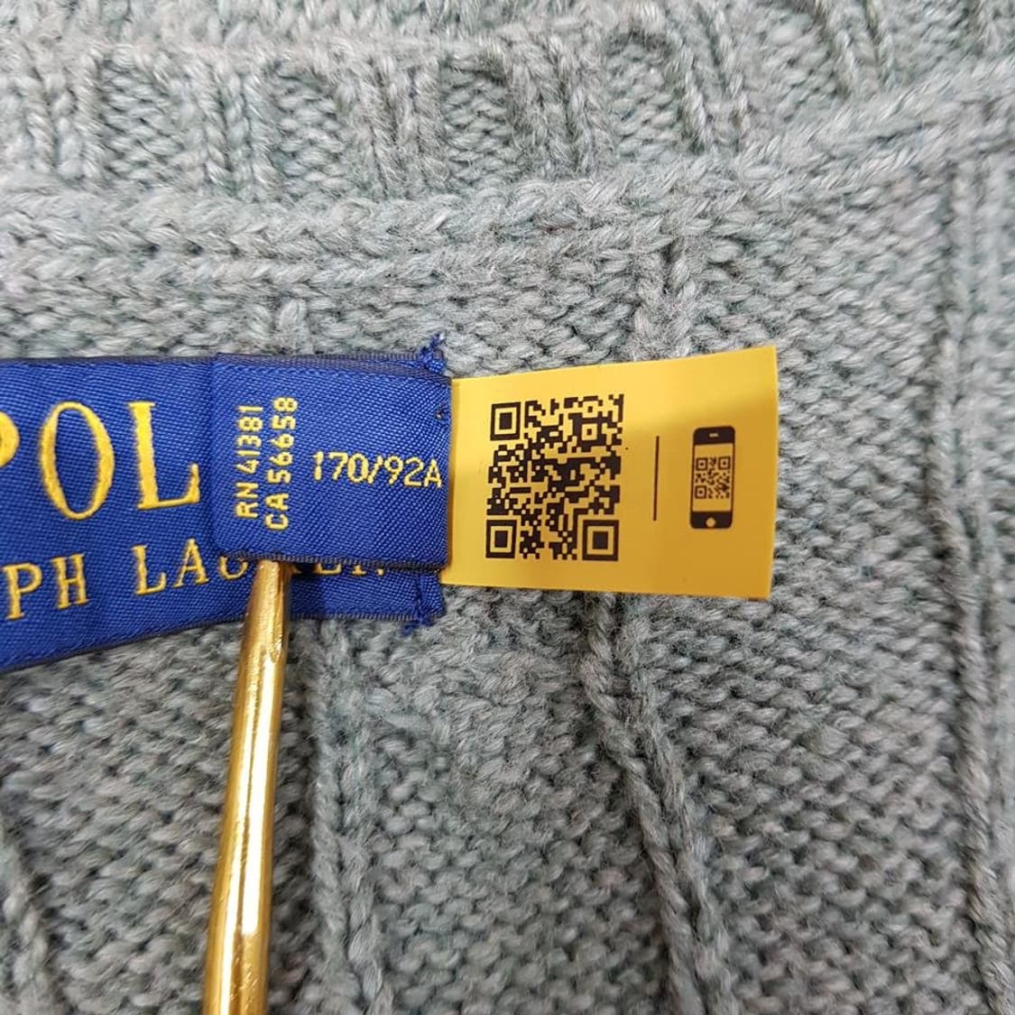 폴로 랄프로렌 케이블 니트 베스트 S사이즈 상품이미지6