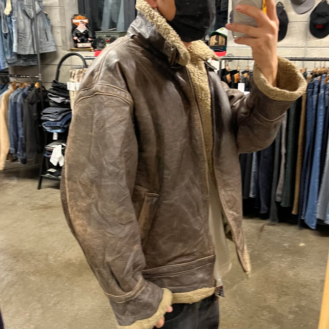 빈티지 B-3 양가죽 무스탕 (105) 상품이미지2