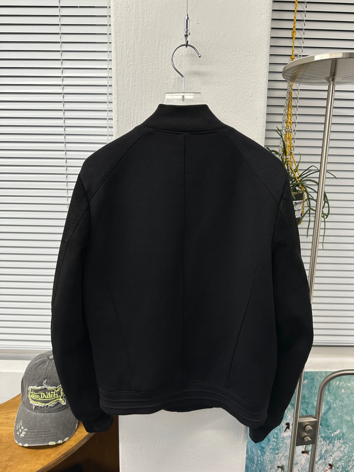 시스템 가죽 울 블루종 95 상품이미지2