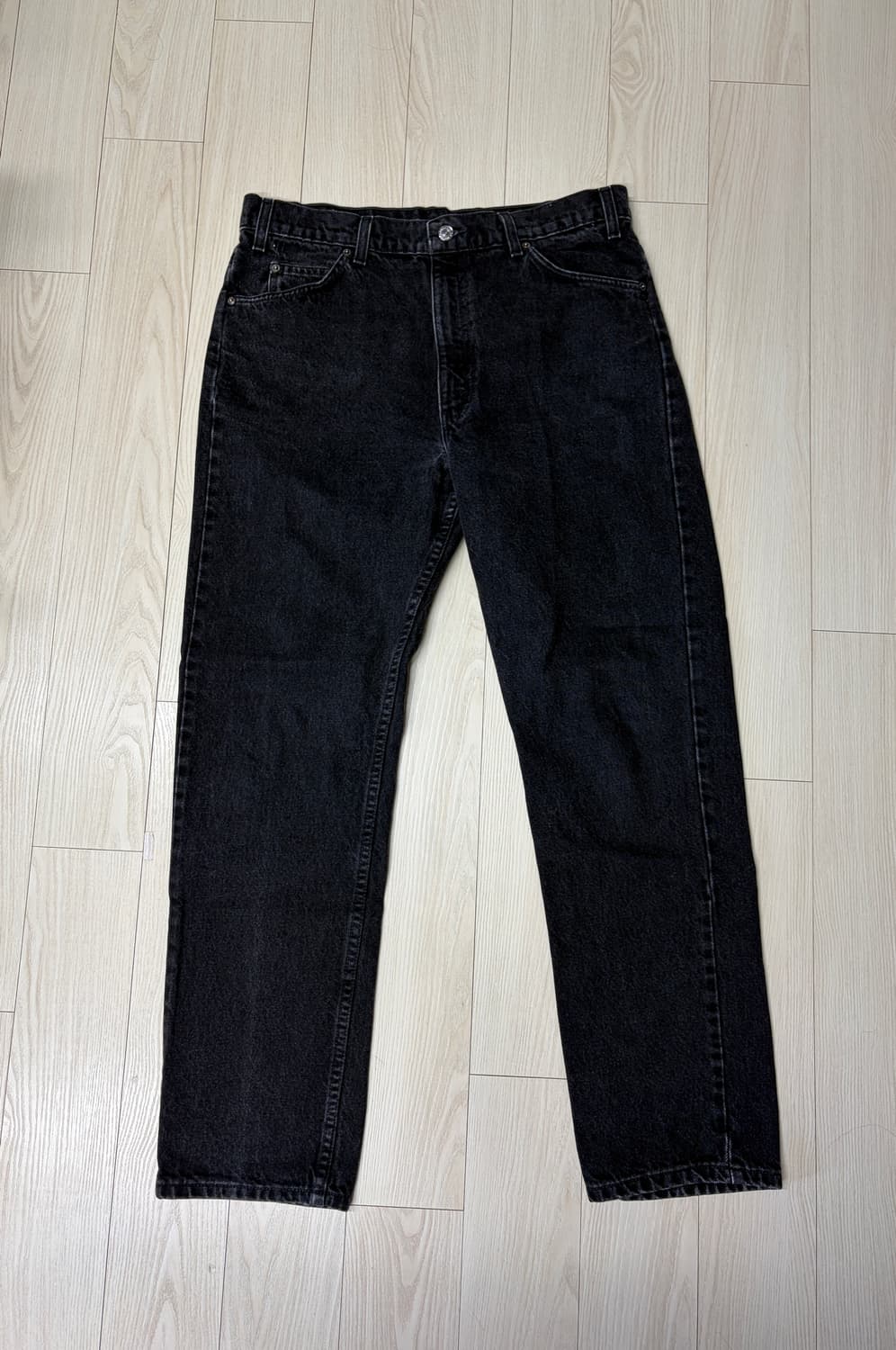리바이스 90s 505 블랙 오렌지 탭 Made in Usa 상품이미지1