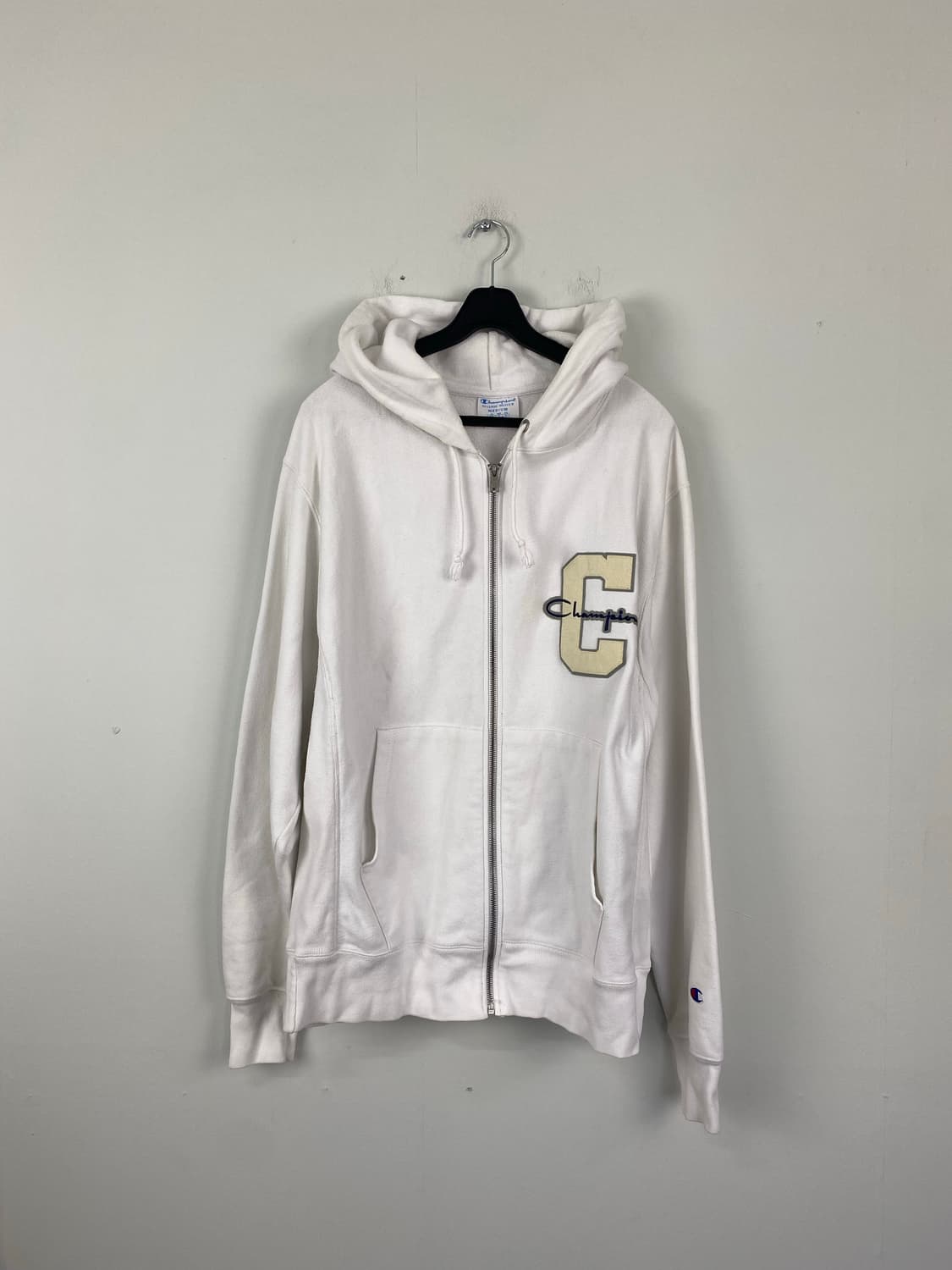 챔피온 리버스 위브 풀 집 후디 C로고  M 상품이미지1