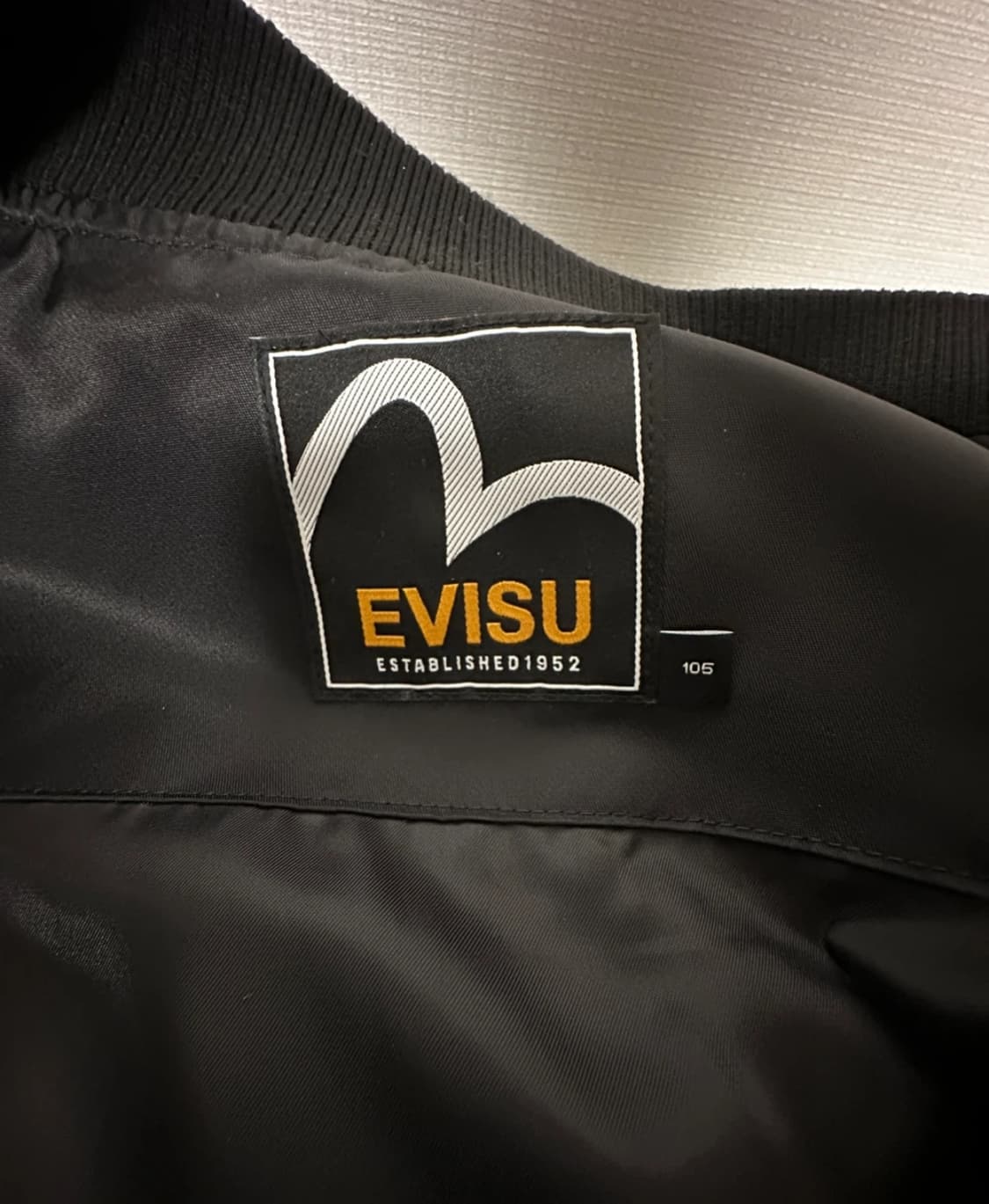 EVISU 에비수 블랙 봄버 자켓 105 상품이미지4