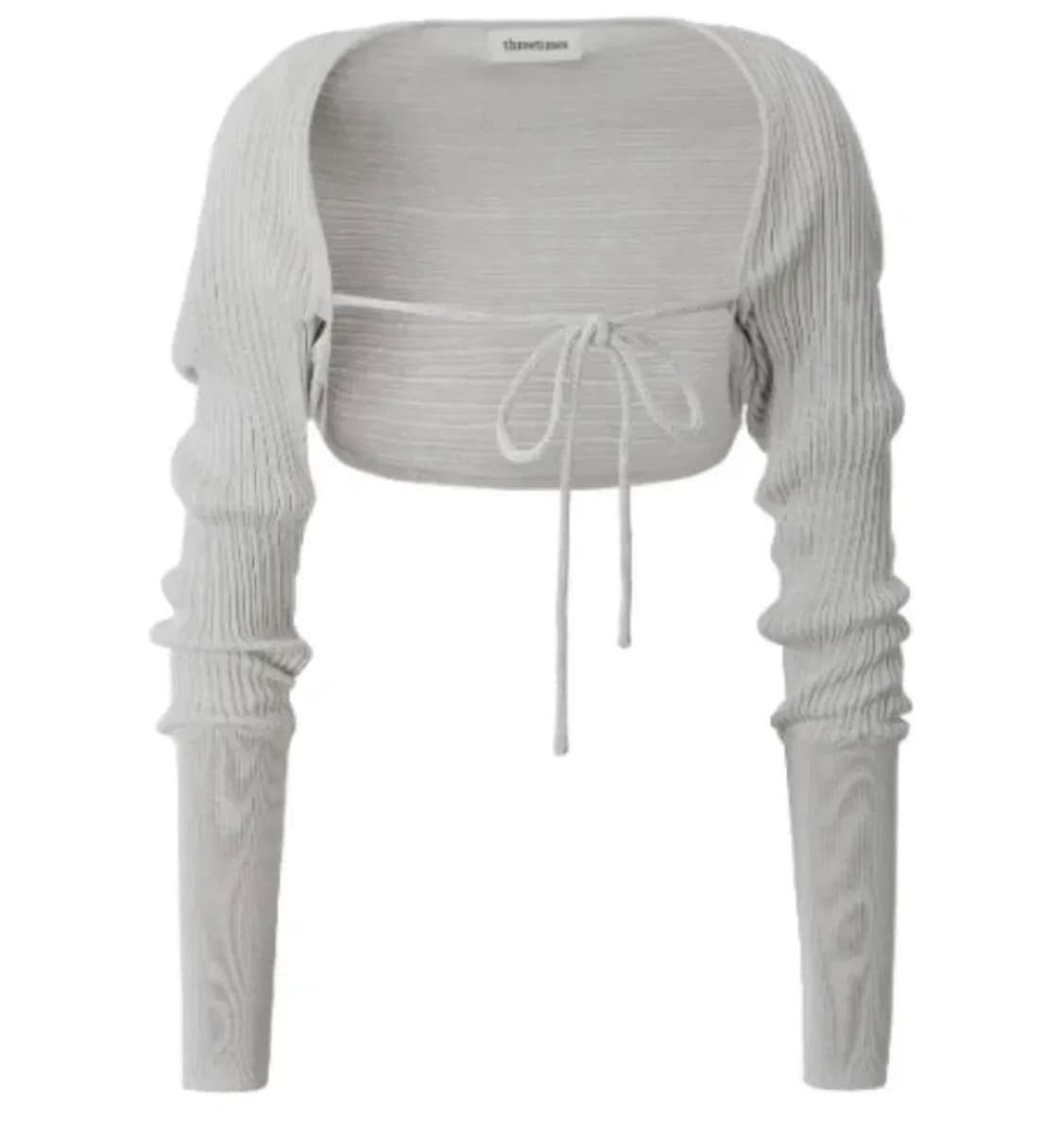 쓰리타임즈 릿 볼레로 그레이 새상품 상품이미지1