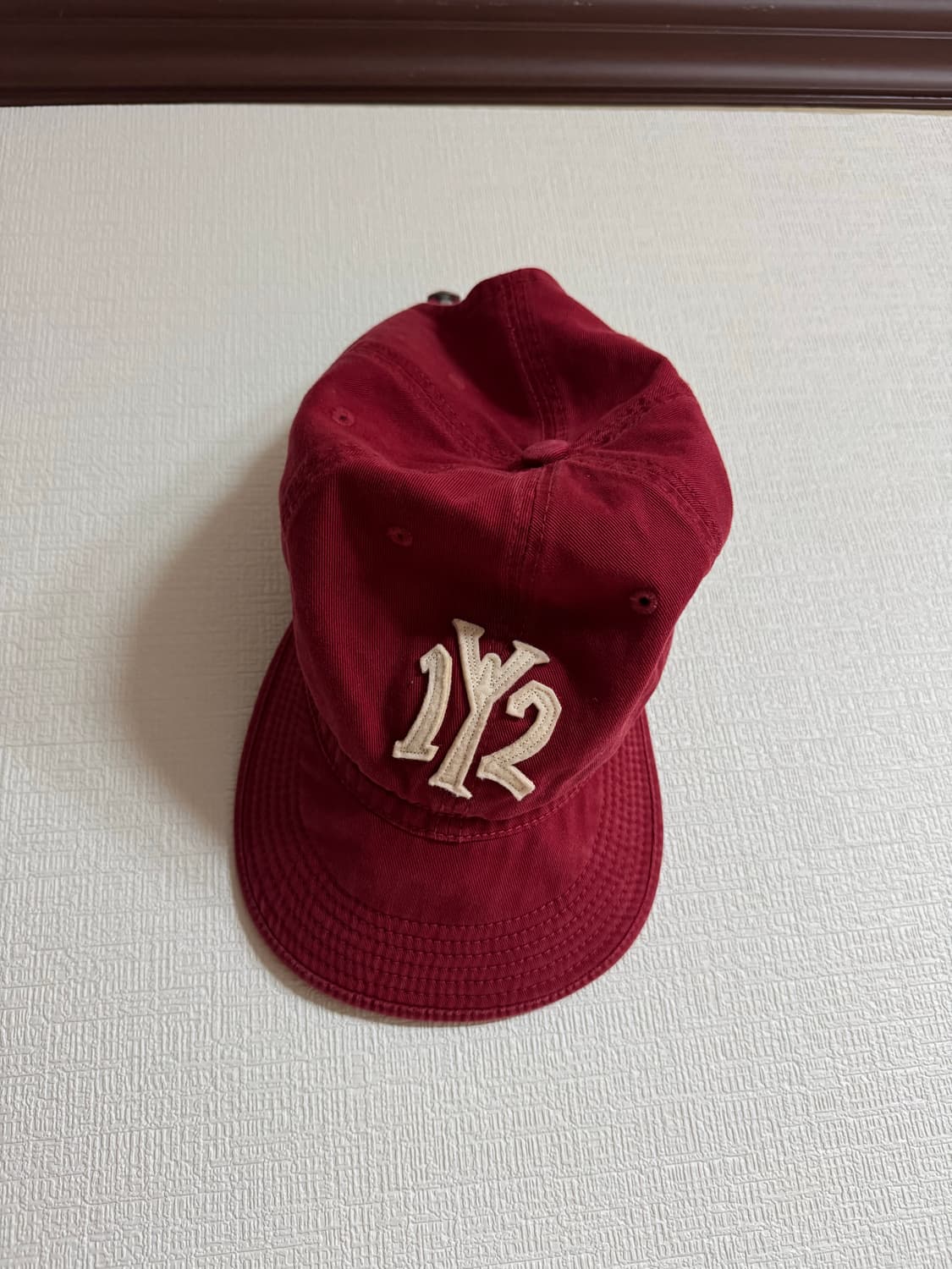 RYOO Y12 레드 볼캡 상품이미지2