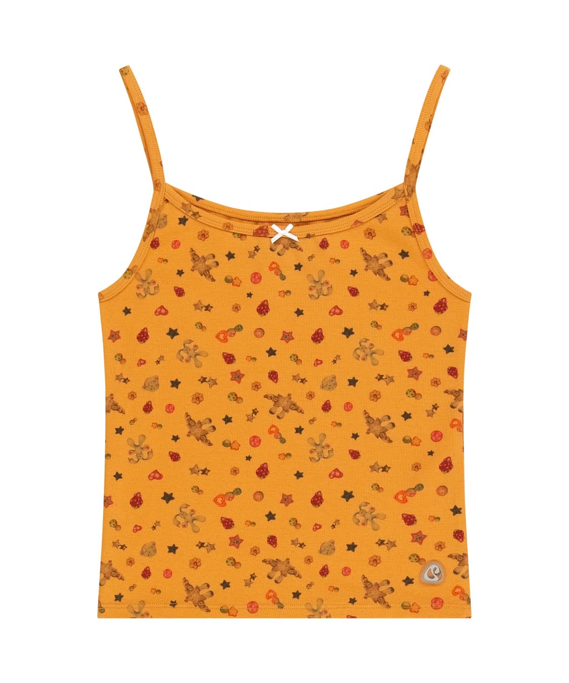 EMA TINY FRIENDS SLEEVELESS MUSTARD 상품이미지1