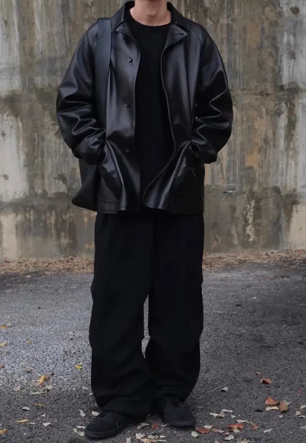 [2] 코모리 레더 워크 자켓 상품이미지3