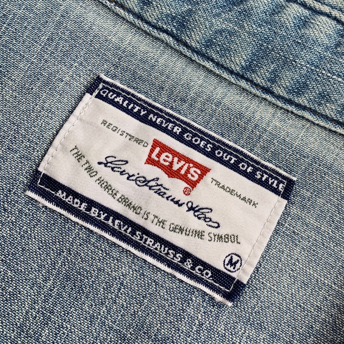 리바이스 Levi's 웨스턴 데님 셔츠 1641 상품이미지6