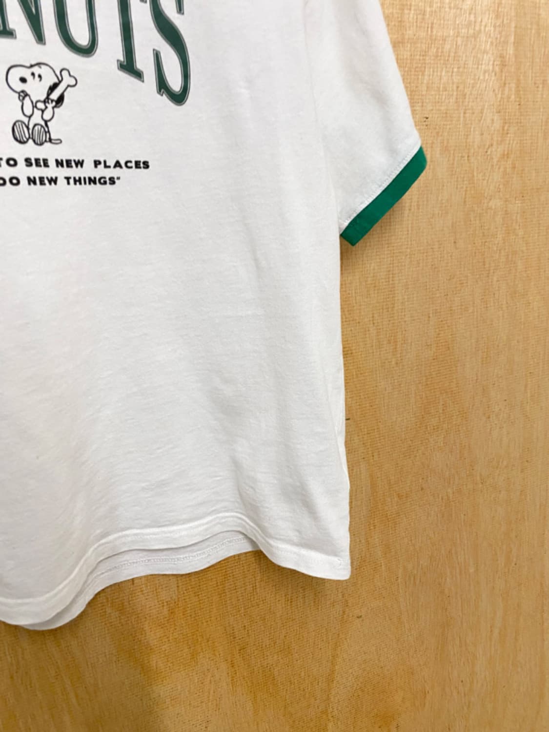 PEANUTS snoopy ringer t-shirts 스누피 링거티 상품이미지6