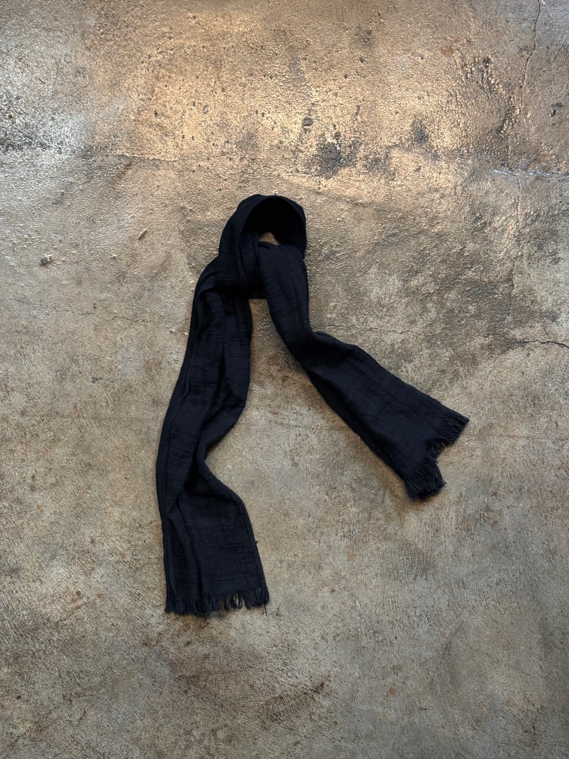 OS ) HANDMADE Vintage Linen Short Scarf 상품이미지2