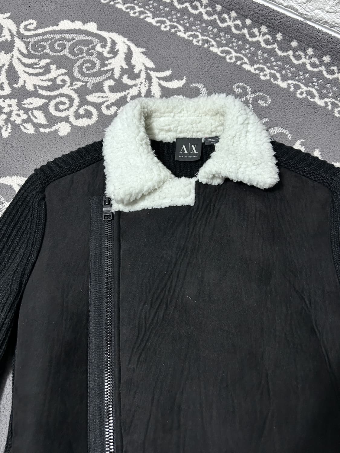 아르마니 스웨이드 니트 하이브리드 자켓 상품이미지6