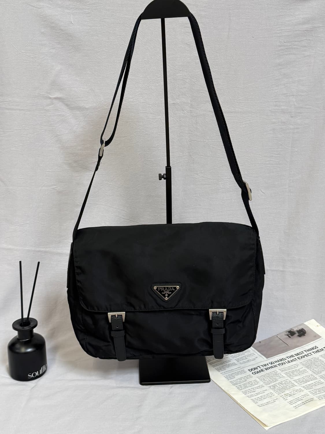 프라다 메신저백 나일론 포코노 테수토 숄더백 남녀공용 상품이미지1