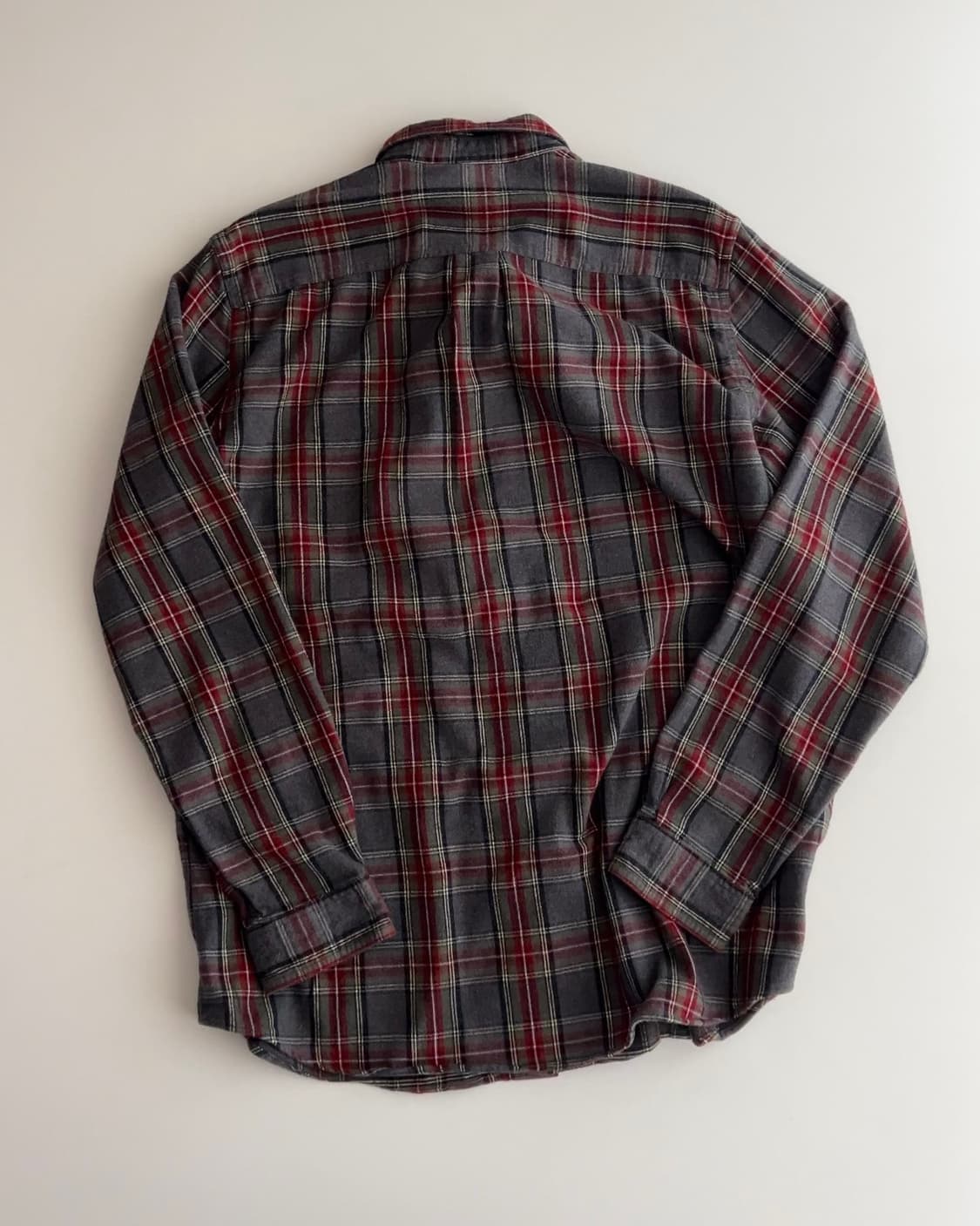 엘엘빈 체크 플란넬 셔츠 L 상품이미지2