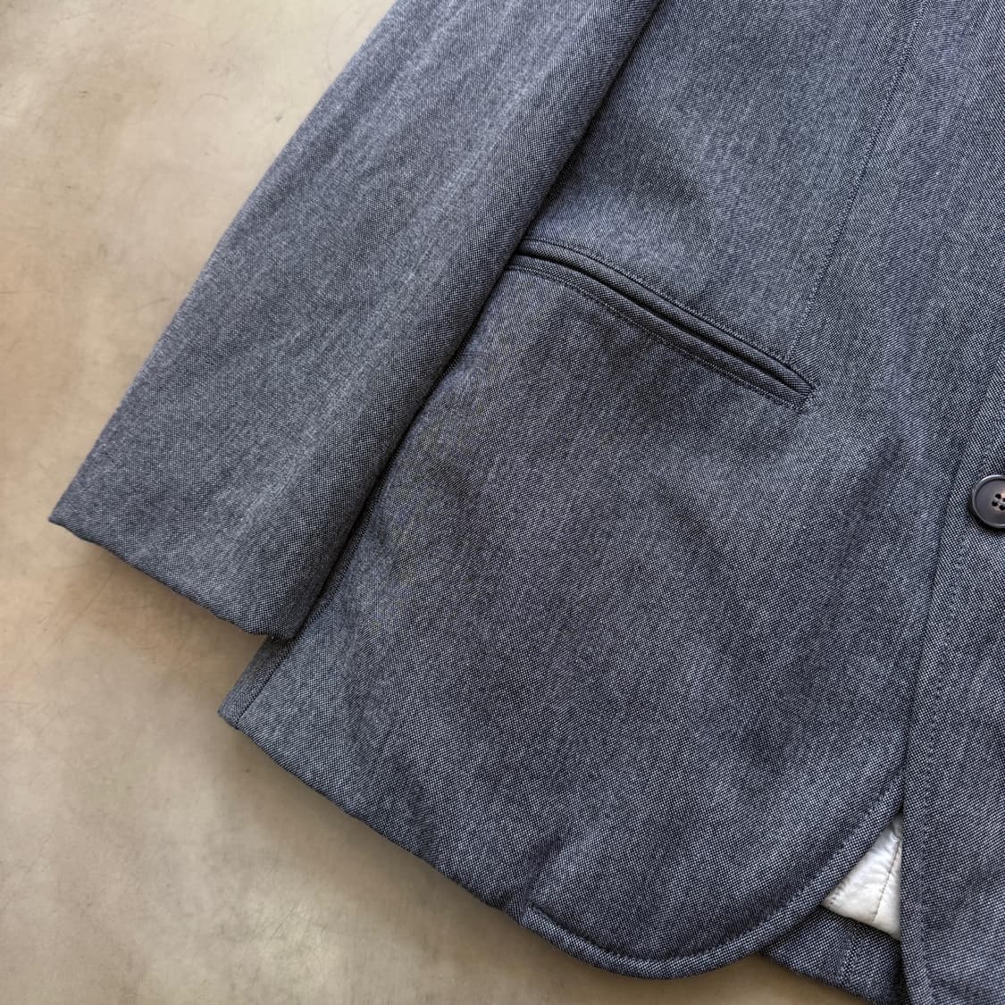 Armani Collezioni 패디드 라운드 카라 블레이저 상품이미지3