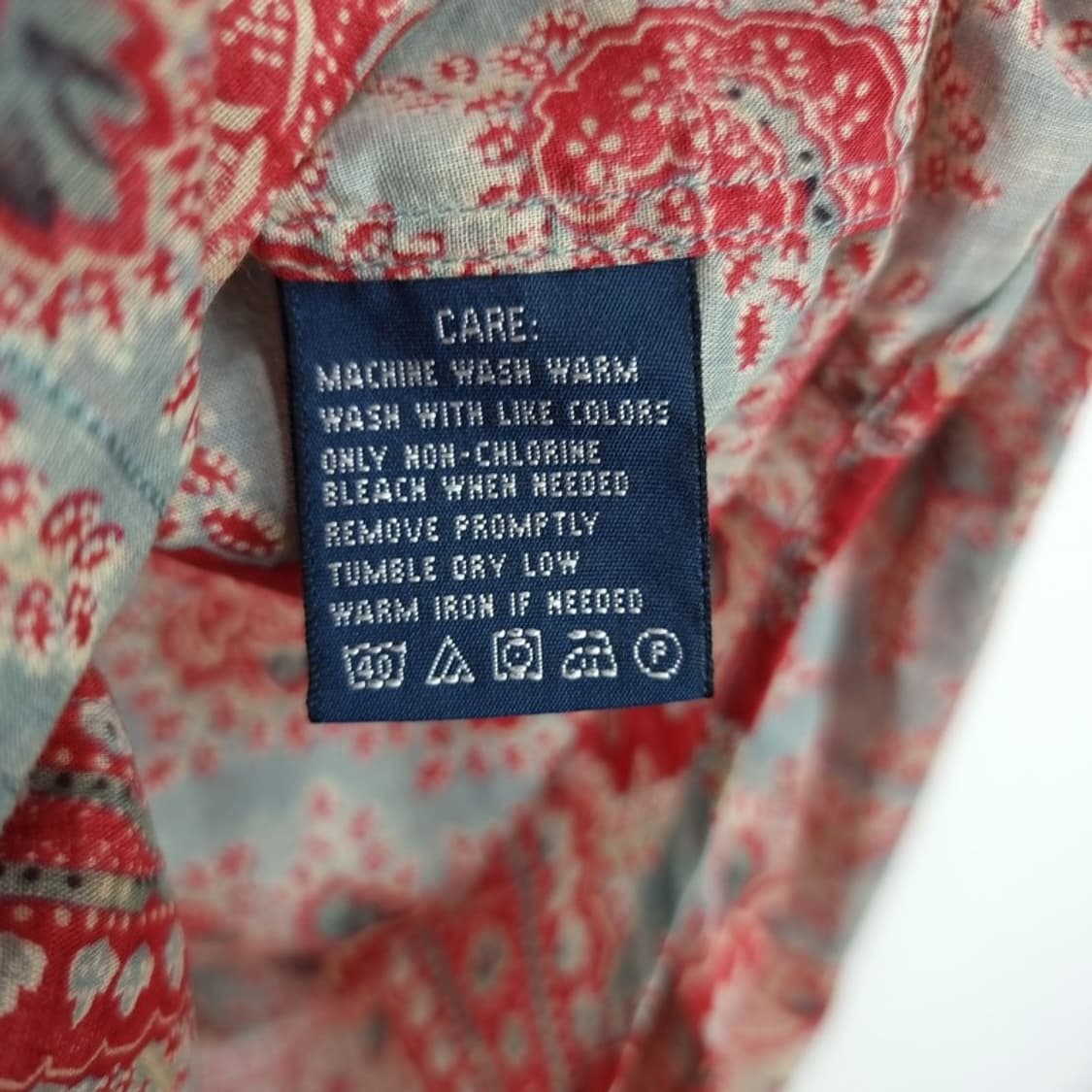 [랄프로렌] 에스닉 페이즐리 패턴 웨스턴 셔츠 M19892 상품이미지8