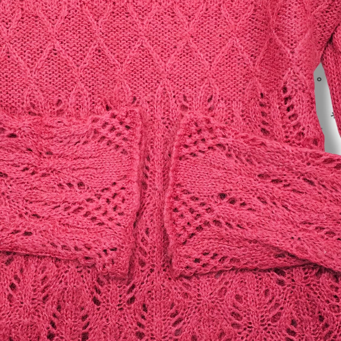 90 TBJ JEANS 벨벳 리본 울 니트 상품이미지4