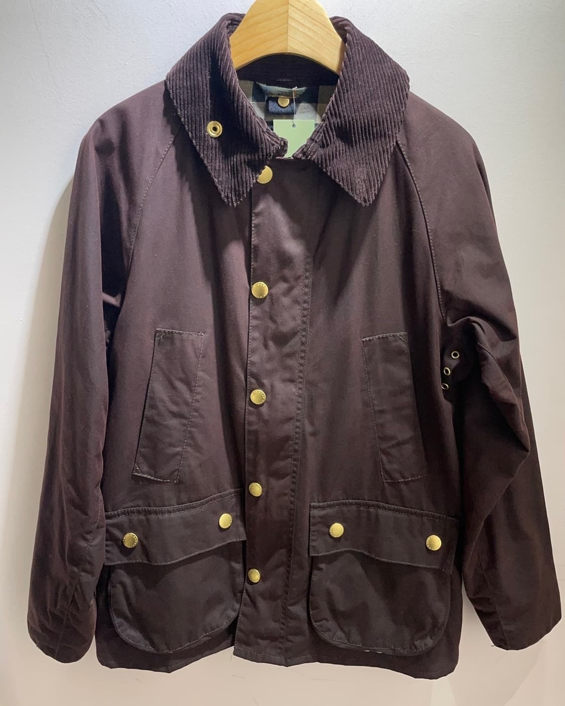 S 바버 우먼스 뷰포트 브라운 왁싱 자켓 상품이미지2