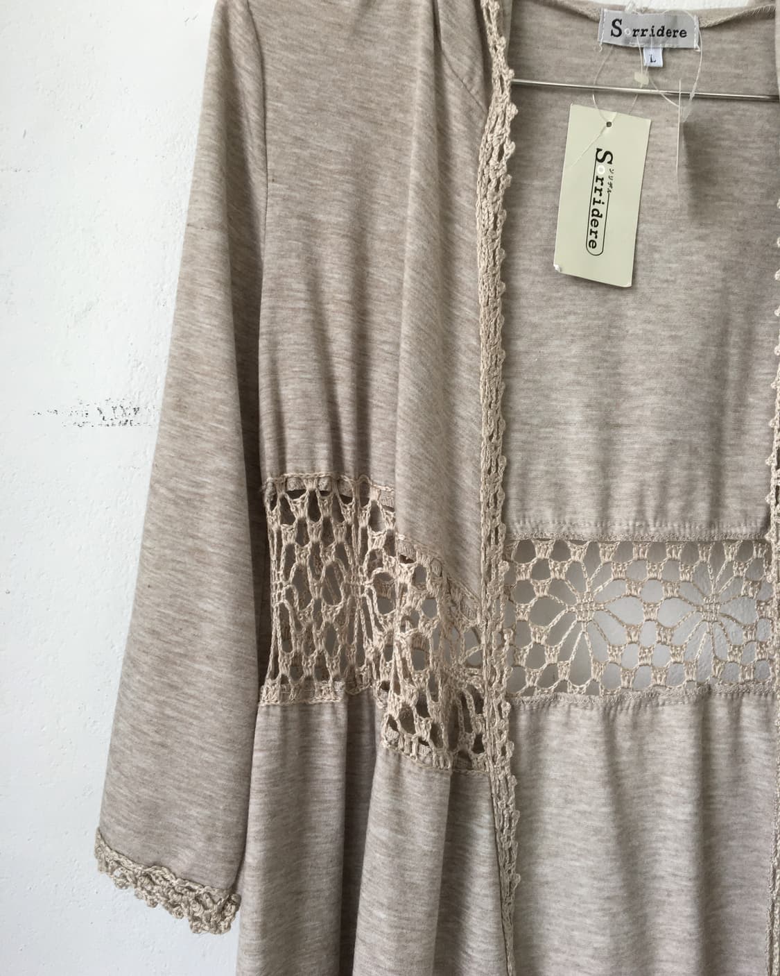 Fringe crochet layer hood open caridgan 상품이미지4