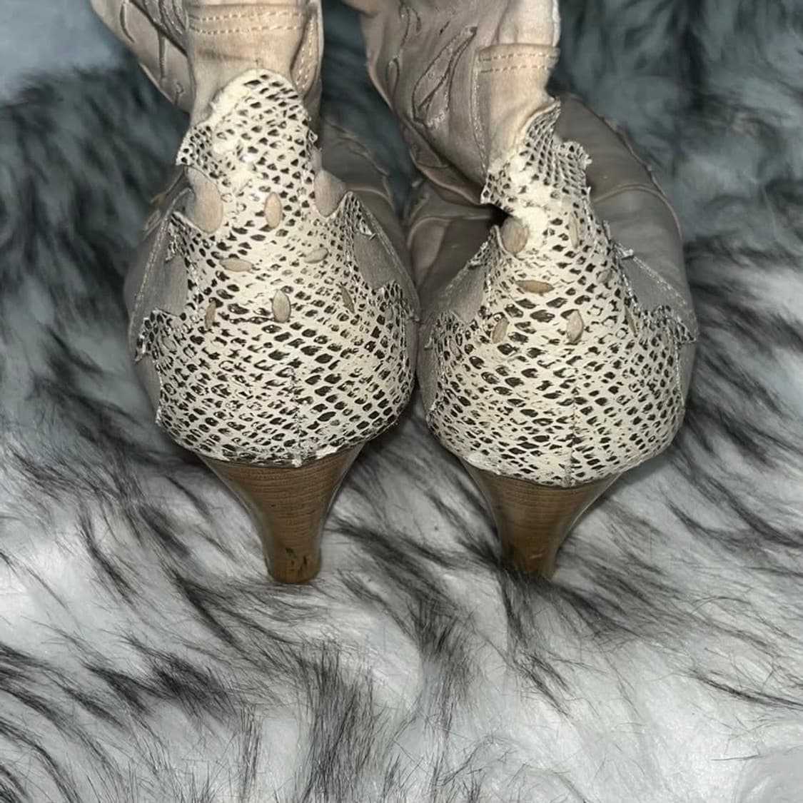 빈티지 웨스턴 부츠힐 상품이미지5