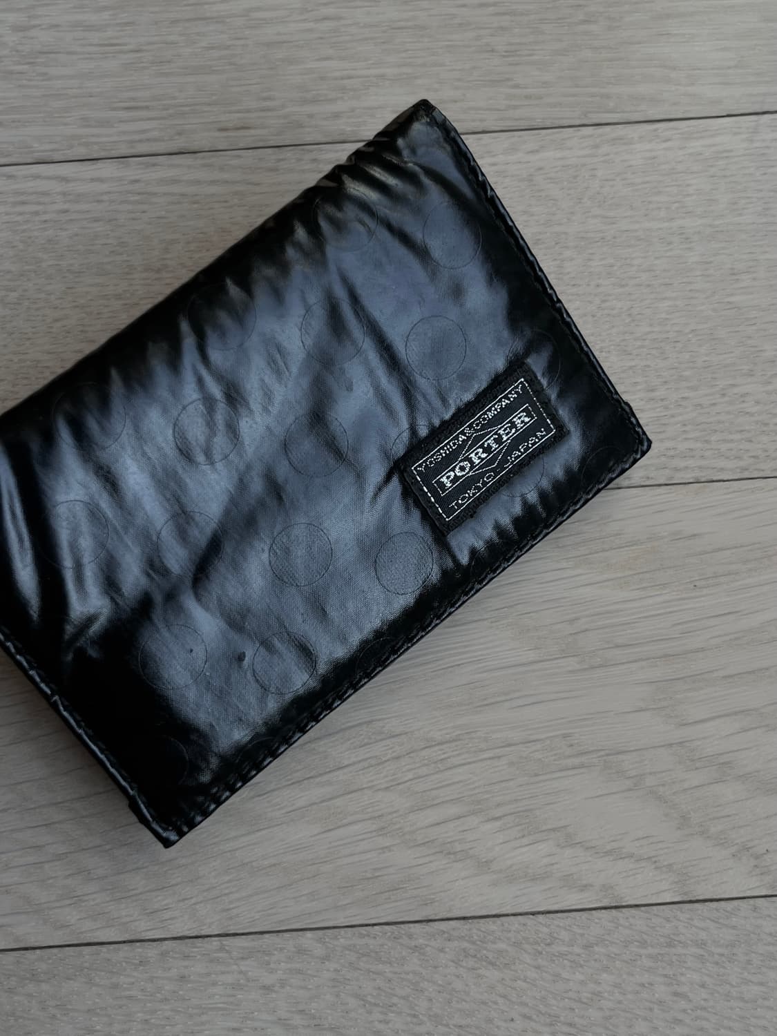 PORTER 포터 도트 카드지갑 블랙 상품이미지4