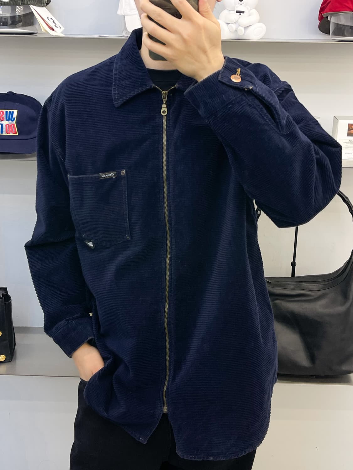 Bronge Age 90s U.S.A 코듀로이 집 셔츠 상품이미지2