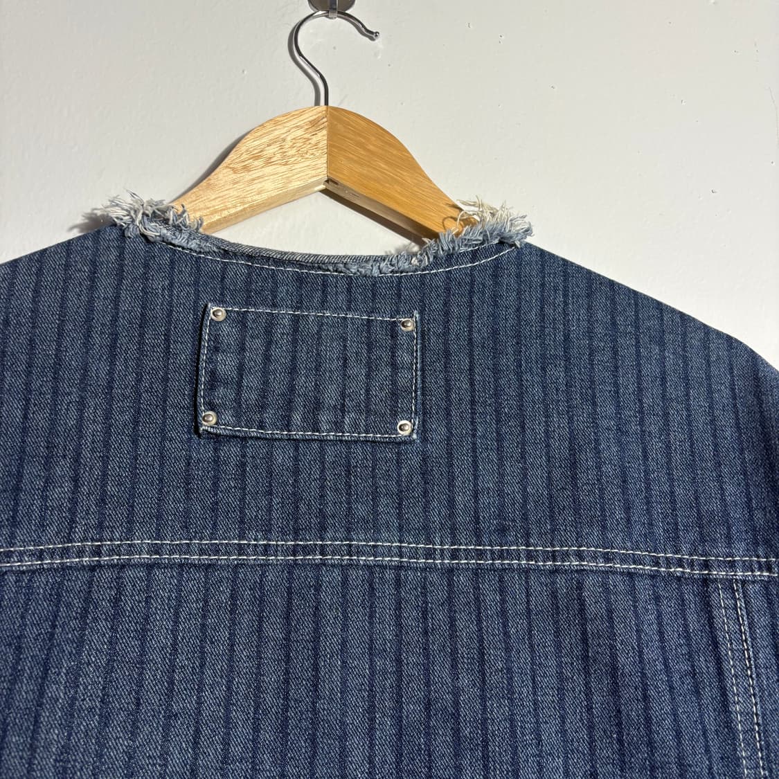 메종미네드 워싱 데님 크롭 자켓 (무료배송) 상품이미지6