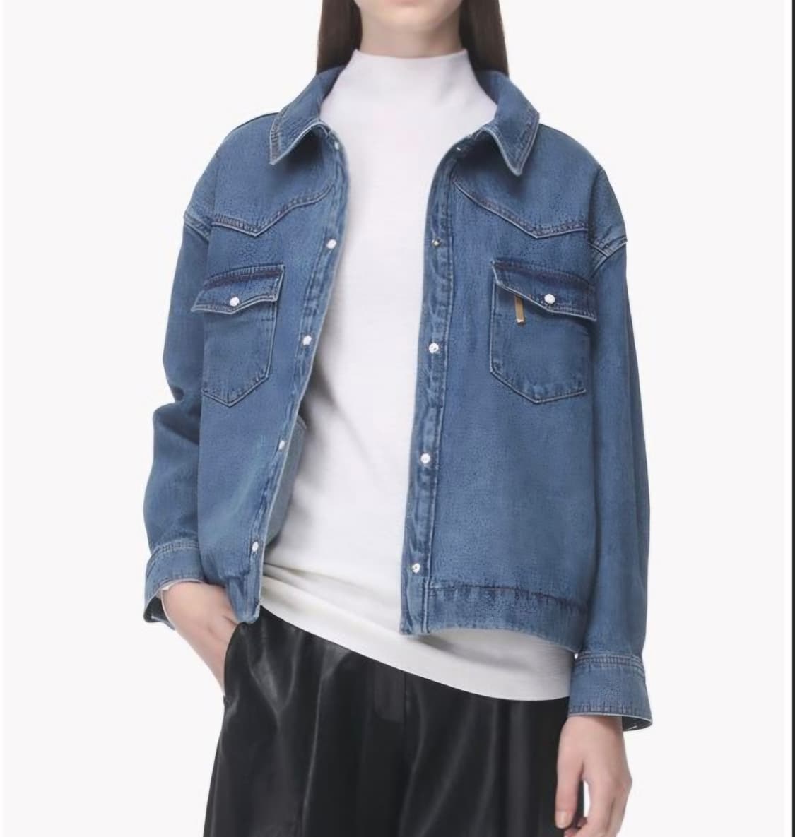 [66]시스템 루즈핏 포켓 데님 자켓 상품이미지1
