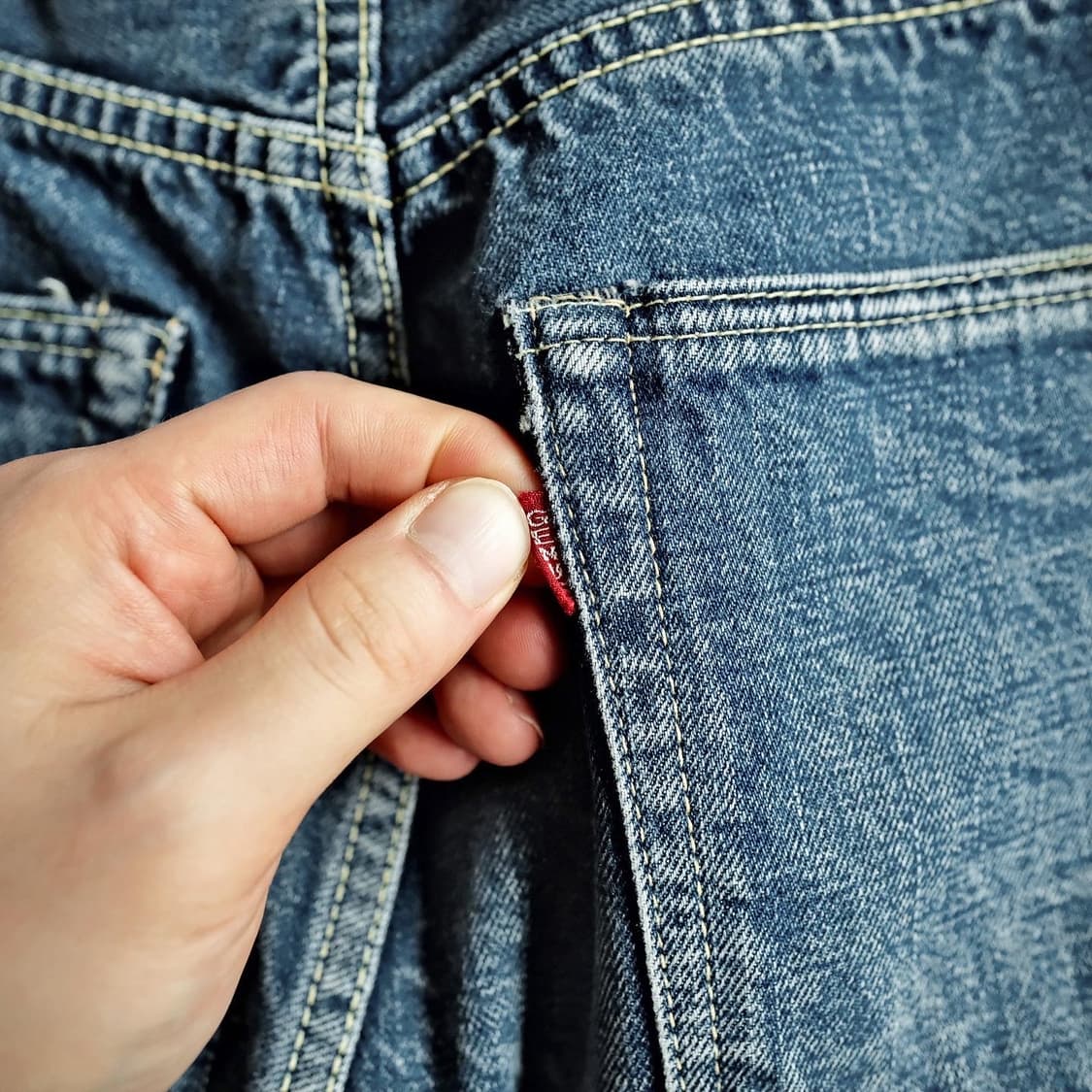 웨어하우스 lot1000 골드 셀비지 데님 28-29 상품이미지8