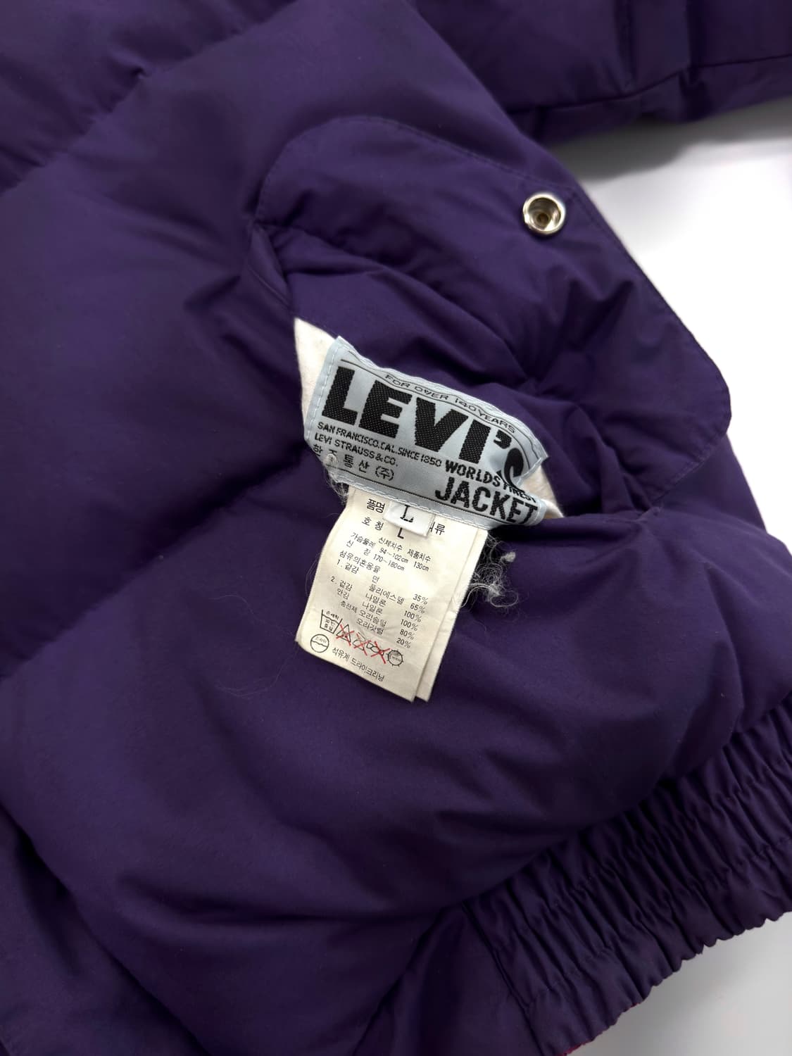 리바이스 올드스쿨 양면 덕다운 패딩 상품이미지7