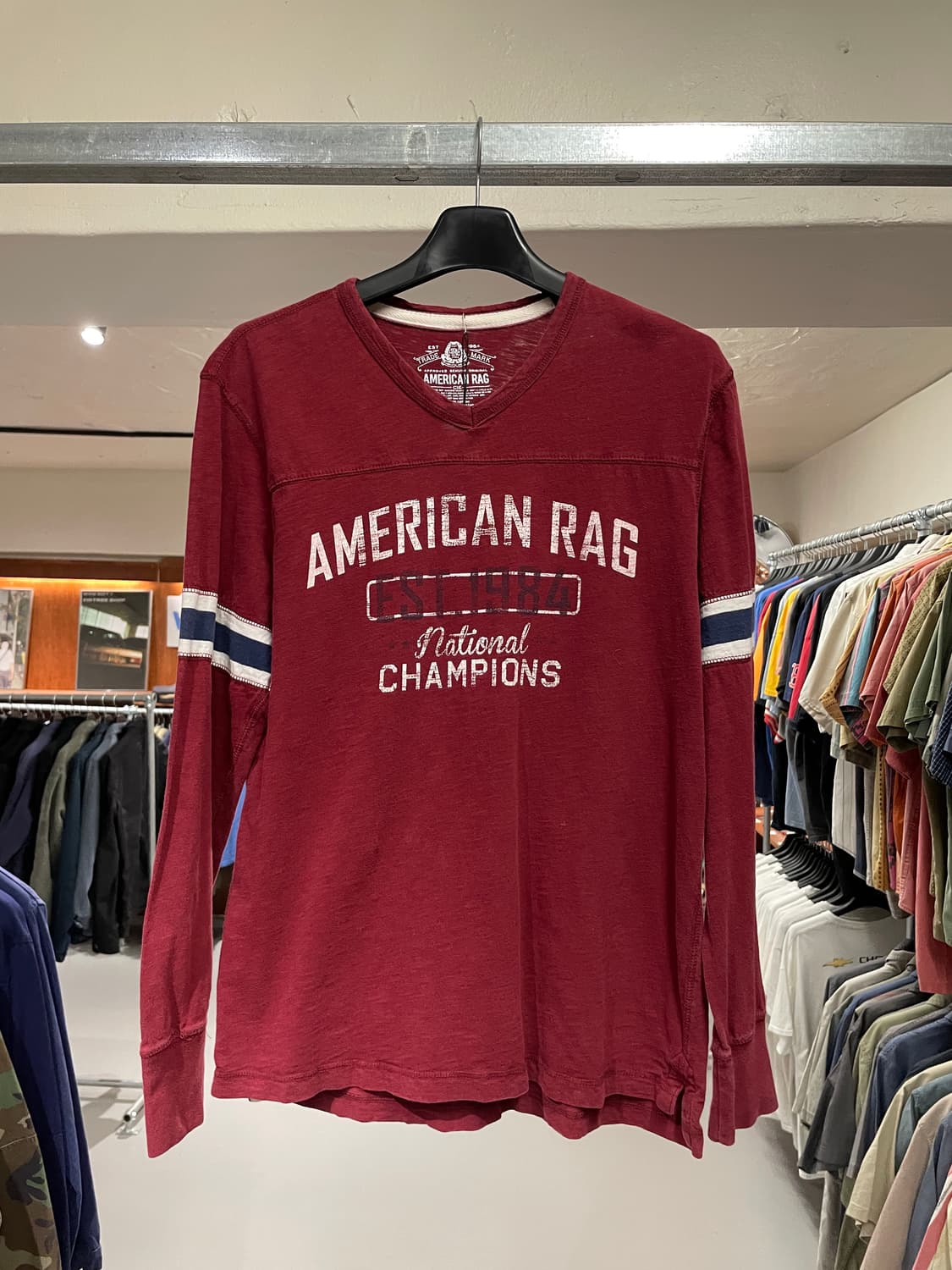 빈티지 V넥 롱슬리브 티셔츠  상품이미지7