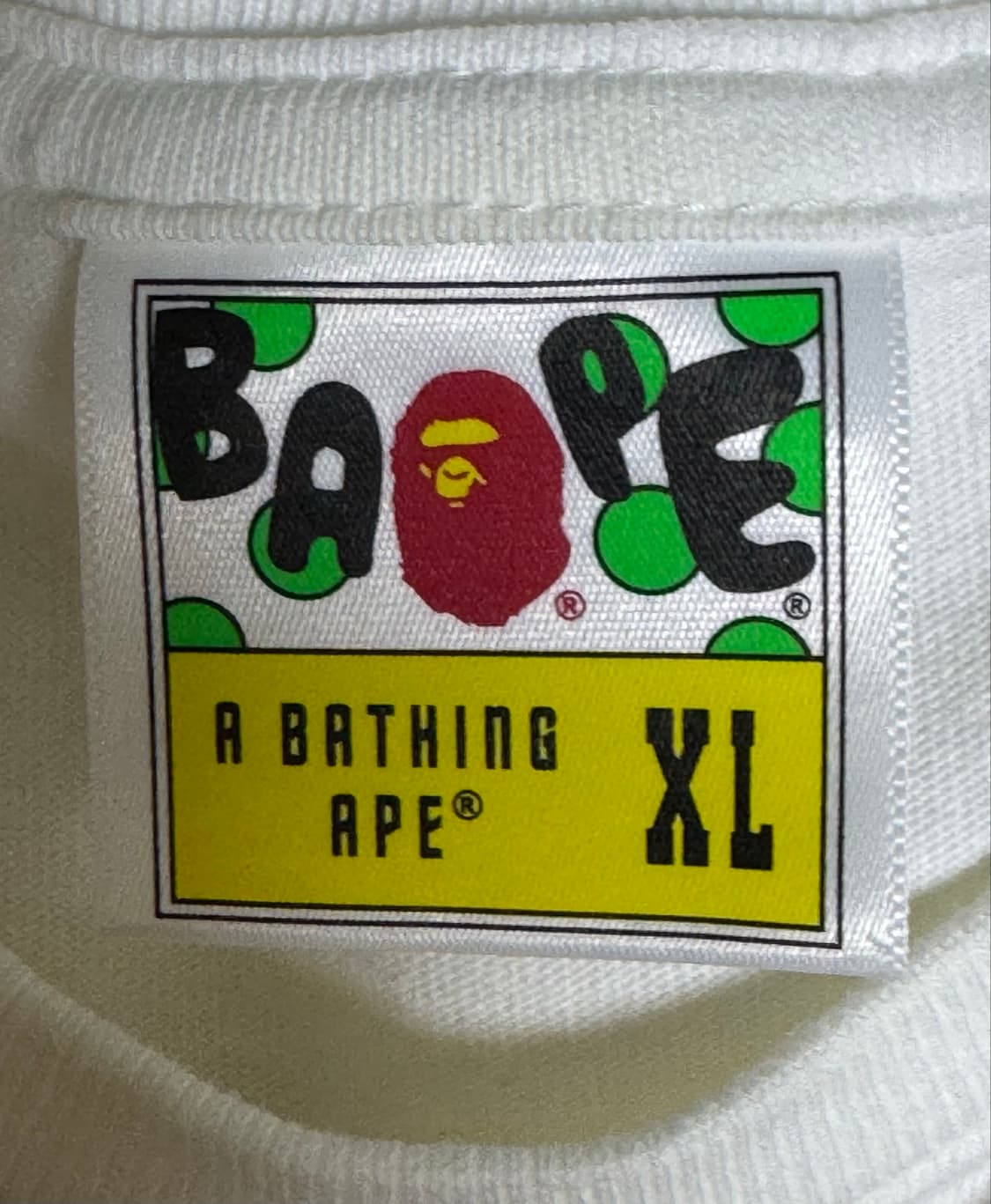 BAPE By Bathing Ape T-Shirt White 상품이미지4