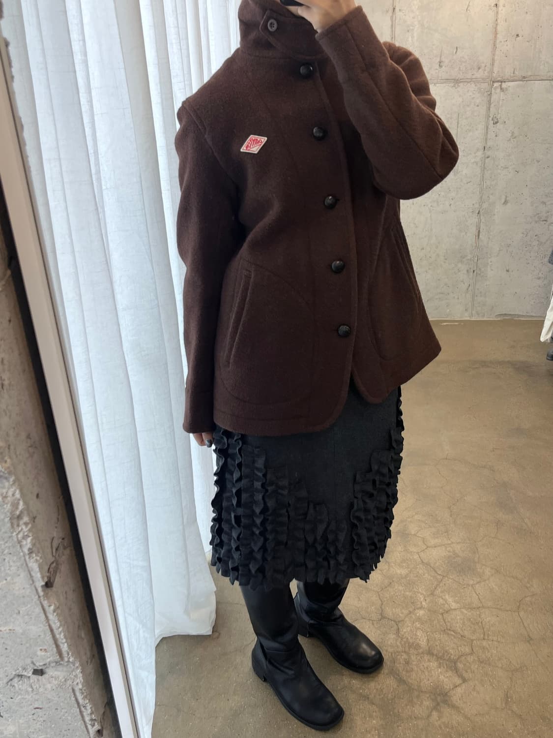 DANTON 단톤 코트 다크 브라운 상품이미지3