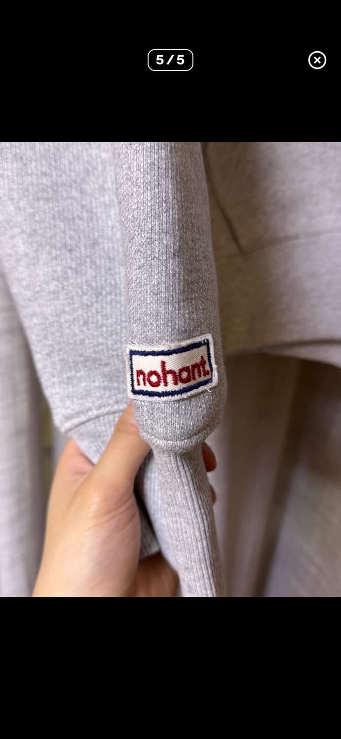 노앙 헤비웨이트 후디 m 상품이미지5