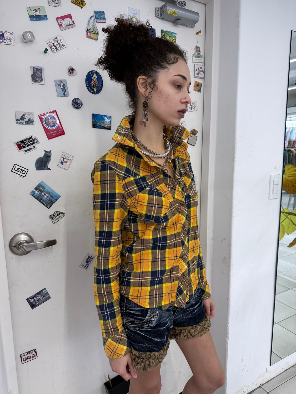 western check shirt 상품이미지2