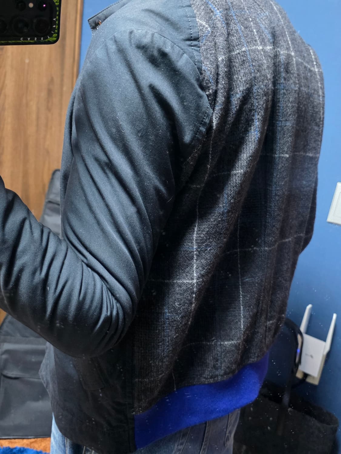 어태치먼트 해링턴 울 자켓 (blue point) 상품이미지2