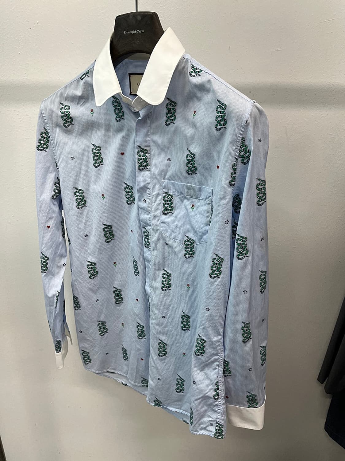 95) 구찌 스네이크 자수 셔츠 상품이미지1