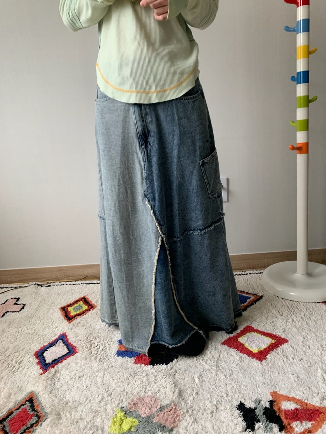 Niko and .. denim re-work skirt 상품이미지7