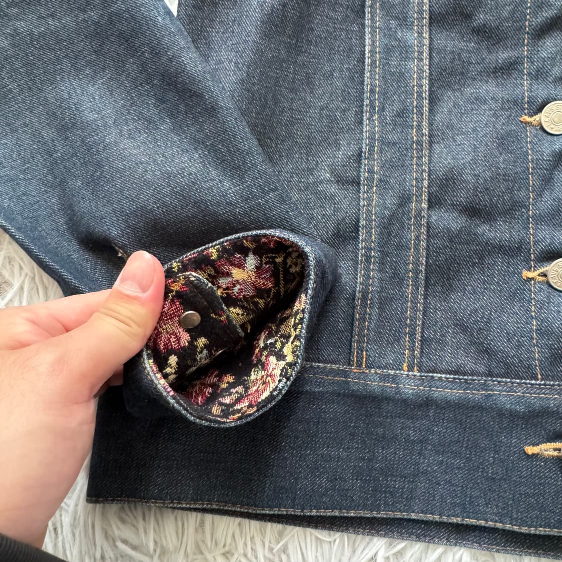 SHREWG 일본빈티지 데님 자켓 니들스맛 청자켓 캐피탈맛 M 39 상품이미지9