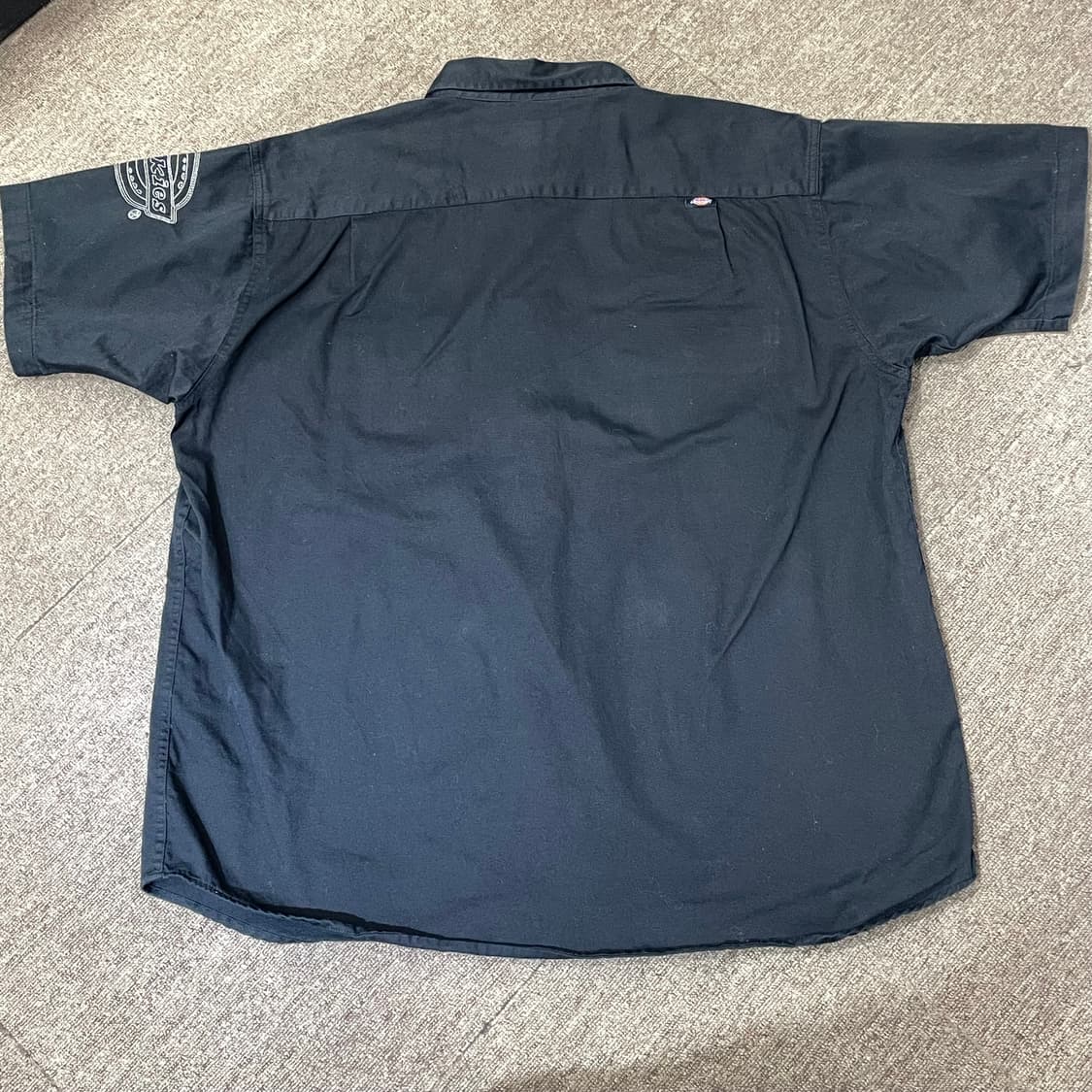 (XL) Dickies 디키즈 반팔 워크 셔츠 블랙 상품이미지7