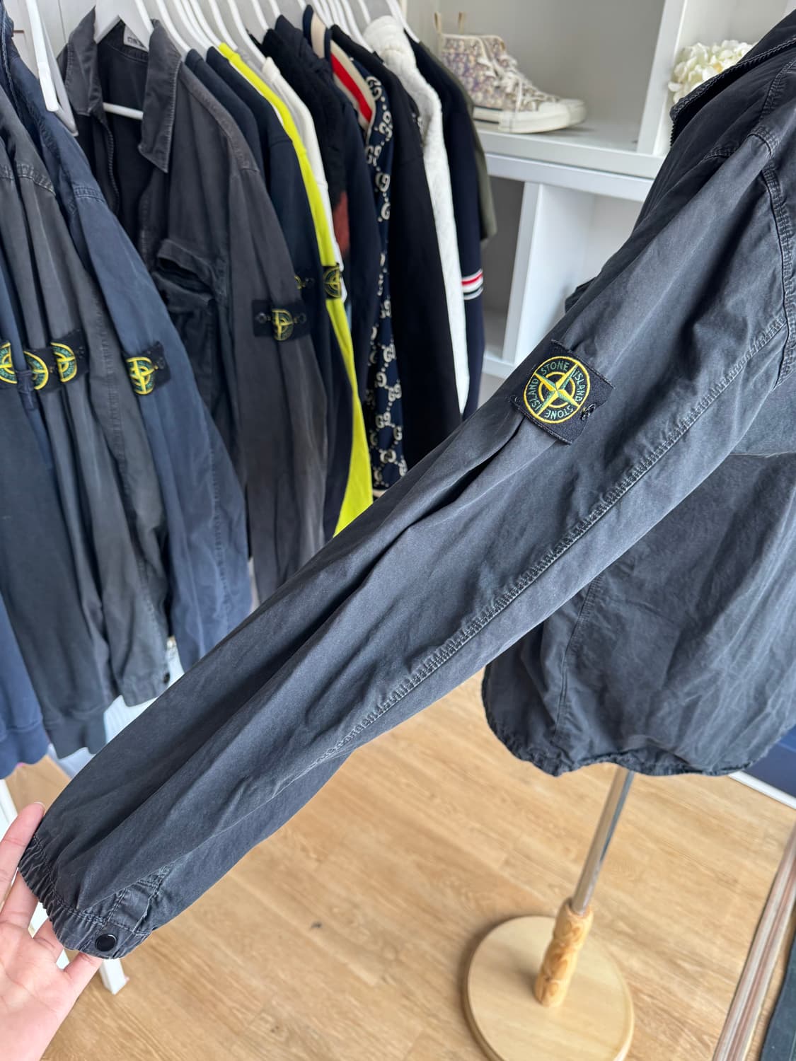 [새상품급,2xl] 스톤아일랜드 올드이펙트 오버셔츠 자켓 xxl 상품이미지2