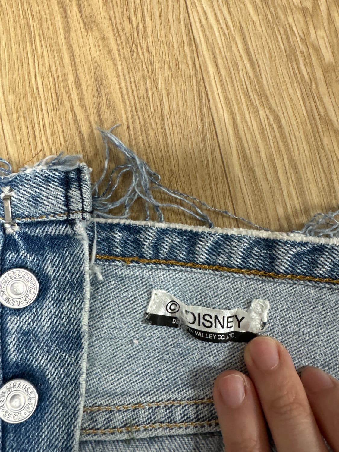 미키 리메이크 데님 스커트 상품이미지2